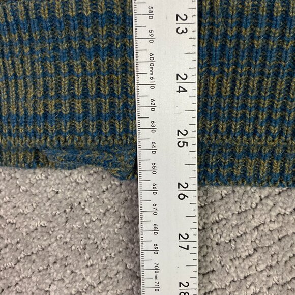 Vintage Leo Chevalier Cardigan Sweater Mens Medium Acrylic Grunge Grandpa Cobain - Picture 7 of 7